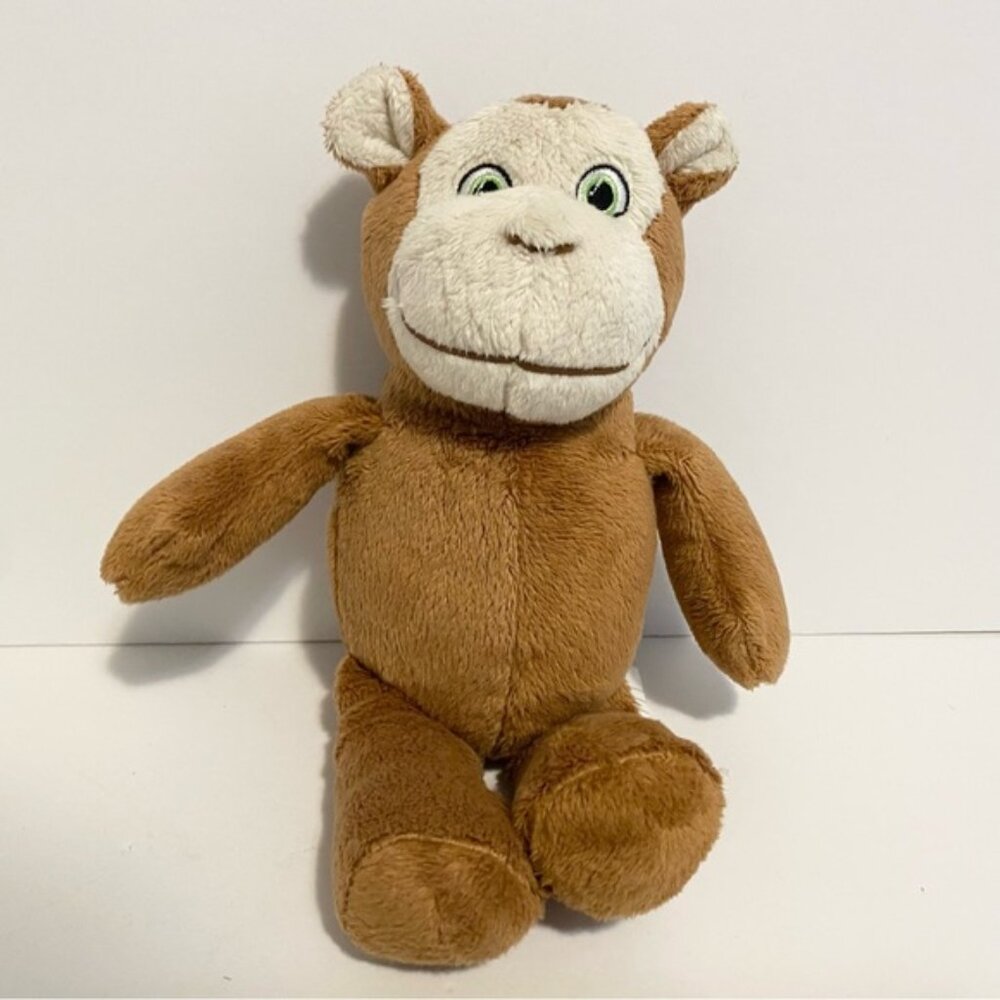 Kinder Surprise Monkey Plush Stuffed Animal Brown
